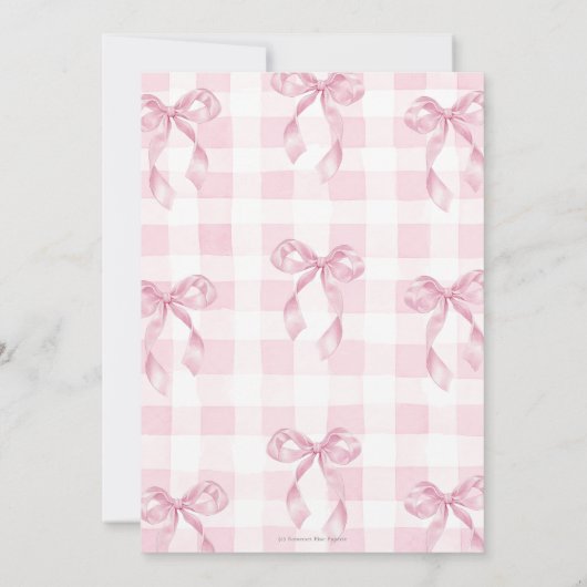  Roze Lint Bogen Sweet Sixteen 16 Verjaardag Kaart (Achterkant)