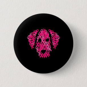 Roze lint Borstkanker Awardheid Ronde Button 5,7 Cm