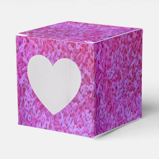 Roze Lint Borstkanker Awareness geschenkdoos Bedankdoosjes (Voorkant Zijde)