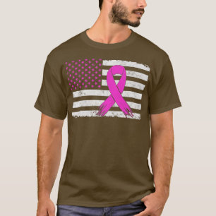 Roze lint borstkanker bewustzijn Ame T-shirt