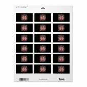 Roze Lint Borstkanker Bewustzijn Etiket (Full Sheet)