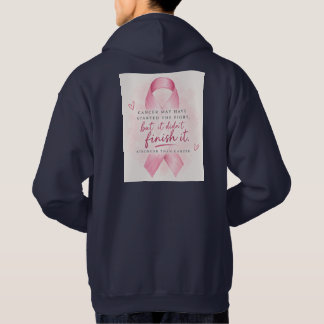Roze Lint Borstkanker Bewustzijn Hoodie
