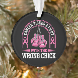 Roze lint borstkanker bewustzijn Roze strijd Ornament