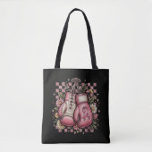 Roze Lint Borstkanker Bewustzijn Tote Bag (Voorkant)