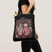 Roze Lint Borstkanker Bewustzijn Tote Bag (Dichtbij)