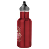 Roze lint borstkanker bewustzijn waterfles (Rechts)