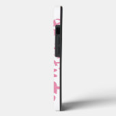 Roze Lint Borstkanker Bewustzijn Zonnebloem Case-Mate iPhone Case (Achterkant / Links)