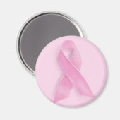 Roze lint borstkanker bewustzijnsmagneet magneet (Voorkant / Achterkant)