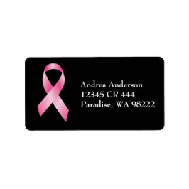 Roze lint - Borstkanker - Borstkanker Etiket