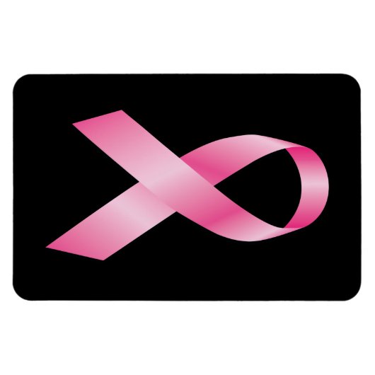 Roze lint - Borstkanker - Borstkanker Magneet (Horizontaal)