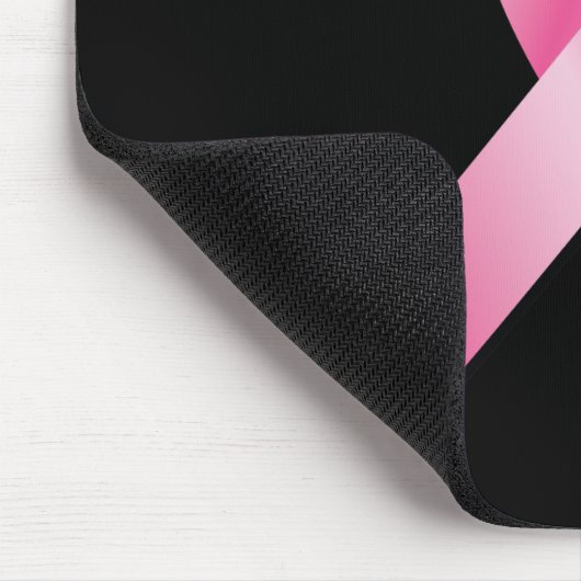 Roze lint - Borstkanker Muismat (Hoek)