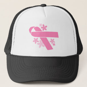 Roze lint - Borstkanker Trucker Pet
