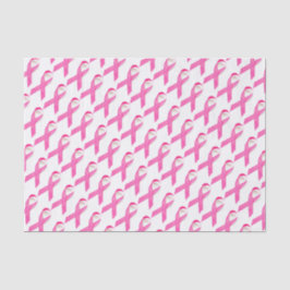 Roze Lint Borstkankerbewustzijn Tissuepapier