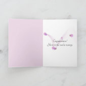 Roze lint borstkankerondersteuning kaart (Binnen)