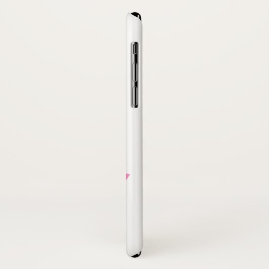 Roze lint-borstkankerverwekkende stof Case-Mate iPhone case (Achterkant/links)