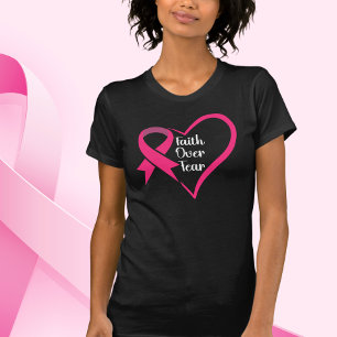 Roze lint borstkankerwaarschuwing T-Shirt