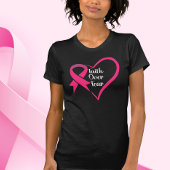 Roze lint borstkankerwaarschuwing T-Shirt
