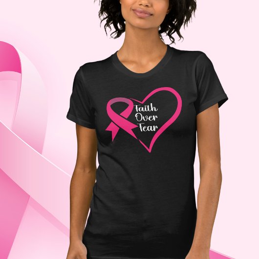 Roze lint borstkankerwaarschuwing T-Shirt