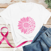 Roze lint borstkankerwaarschuwing T-Shirt