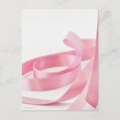 Roze lint briefkaart (Voorkant)