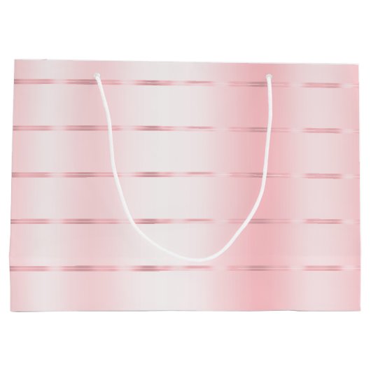 Roze Lint Bruidsfeest Groot Cadeauzakje (Achterkant)