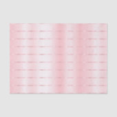 Roze Lint Bruidsfeest Tissuepapier (Voorkant)