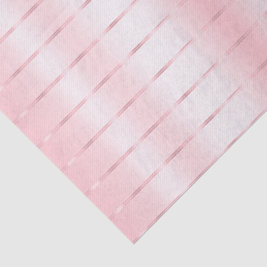 Roze Lint Bruidsfeest Tissuepapier (Detail)