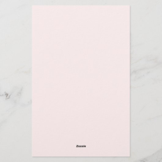 Roze Lint Bruiloft Bingo Spel Briefpapier (Achterkant)