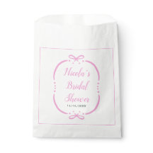Roze Lint Bruiloftsborrel