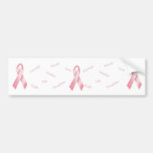 Roze lint bumpersticker (Voorkant)
