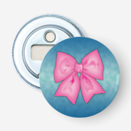 Roze lint button flesopener