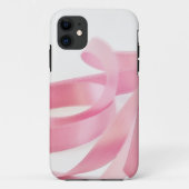 Roze lint Case-Mate iPhone case (Achterkant)