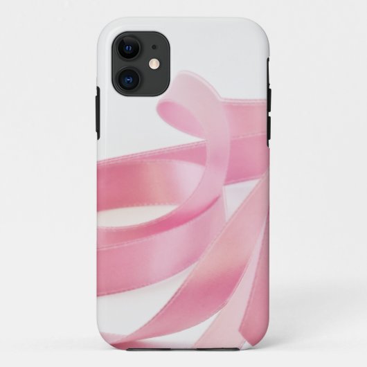 Roze lint Case-Mate iPhone case (Achterkant)