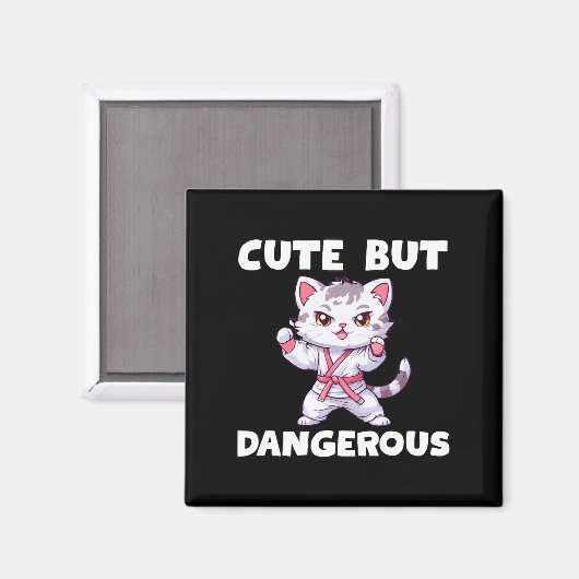 Roze lint Coquette Bow Boxing Handschoenen Borstka Magneet (Voorkant / Achterkant)