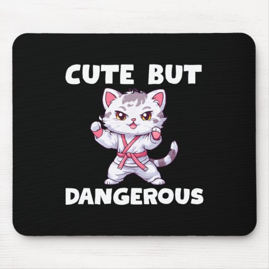 Roze lint Coquette Bow Boxing Handschoenen Borstka Muismat (Voorkant)