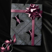 roze lint corset | Bewustmaking voor zwarte borstk Cadeaupapier