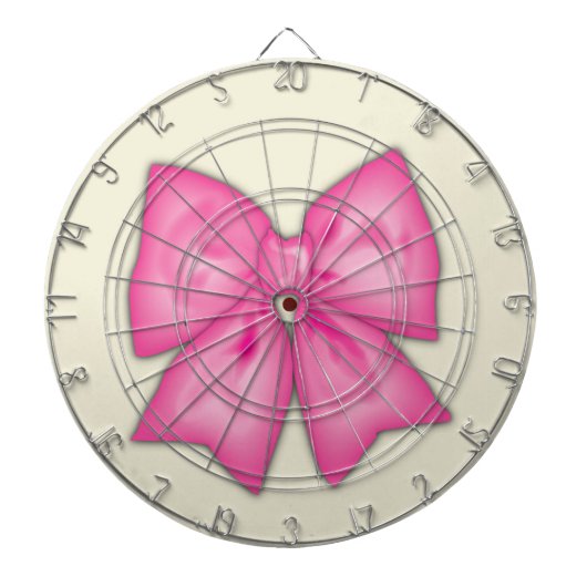 Roze lint dartbord (Voorkant)