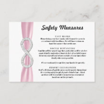 Roze Lint Diamant Oneindigheid Veiligheidsmaatrege