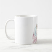 Roze Lint Eenhoorn  Koffiemok (Links)