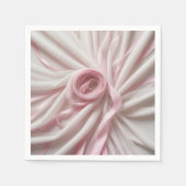Roze lint en tule Abstract Servet (Voorkant)