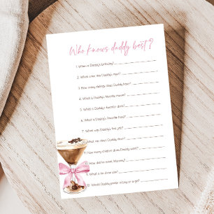 Roze Lint Espresso Martini Baby Shower Wie Weet Wa