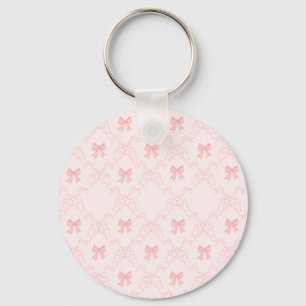 Roze Lint Esthetisch Notitieboek – Schattig & Vrou Sleutelhanger