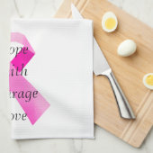 Roze lint Faith Handdoek (Quarter Fold)