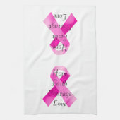 Roze lint Faith Handdoek (Verticaal)