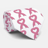 Roze-lint-heart-3D-Stropdas Stropdas (Opgerold)