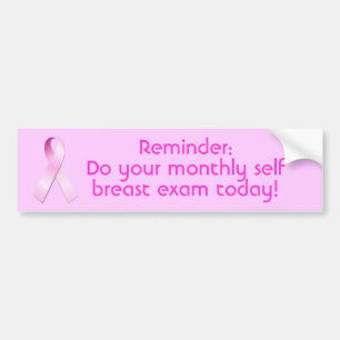 Roze lint - Herinnering Bumpersticker