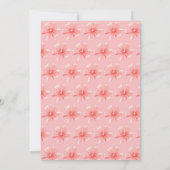 Roze lint Hij zei dat ze zei Vrijgezellenfeest spe Kaart (Achterkant)