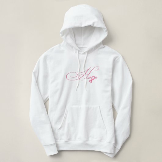 Roze lint - Hoop Hoodie (Design voorkant)
