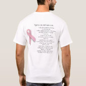 Roze_lint, hoop, liefde, geloof, 60 mijl...3 da... t-shirt (Achterkant)