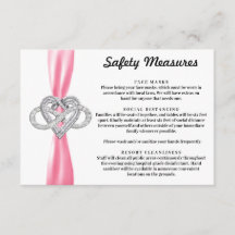 Roze lint Infinity Heart Safety Measures
